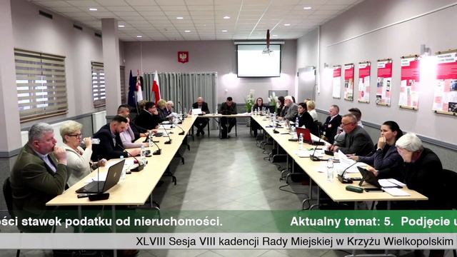 XLVIII Sesja VIII kadencji Rady Miejskiej w Krzyżu Wielkopolskim w dniu 27 października 2022 roku смотреть онлайн