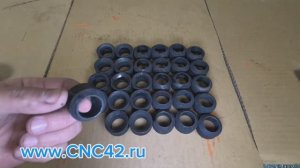 Очистка закаленных в масле стальных деталей в виброгалтовке