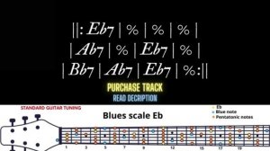 Texas Blues   Backing Track in Eb