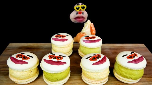 ASMR MUKBANG :) Giant Realmouth Macaron eating sounds!