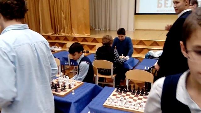 Юные шахматисты школы 2094 на турнире Белая Ладья смотреть онлайн