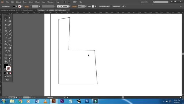 Convert Outline to Guideline in Illustrator | Illustrator Tricks | Illustrator Tutorial | Guideline смотреть онлайн