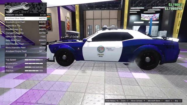 BRAVADO POLICE GAUNTLET INTERCEPTOR #CUSTOMIZATION #GTAONLINE