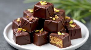 Фисташковые ПП-Конфеты в шоколаде...🍬🍫☕😋 Рецепт в описании ✍️
