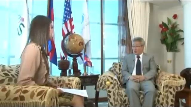 20131208 - Oknha Dr. Mengly J. Quach's Interview by Bayon TV on Economy and Businessman