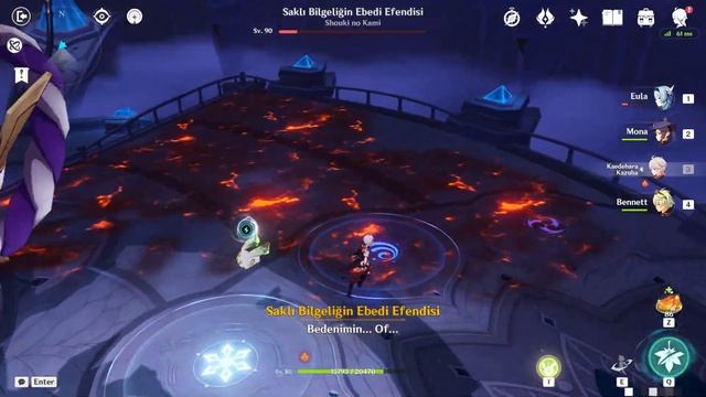 I beat Scara boss with Eula Genshin Impact смотреть онлайн