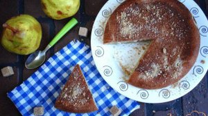 Бананово-грушевый пирог в мультиварке