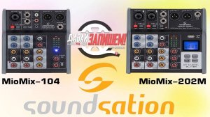 Микшерные пульты для малых задач Soundsation MioMix-104 и MioMix-202M