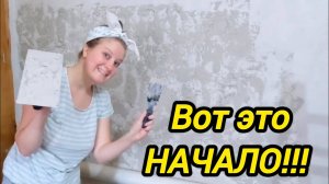 ВОТ ЭТО НАЧАЛО | Дом в деревне | Деревенские будни | Переезд из города в деревню