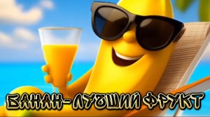 Банан- лучший фрукт . Детская позитивная песня