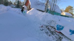 Опять разгребаю сугробы. Вспоминаю вахты.