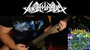 Toxic Holocaust  - Nuke the cross(cover guitar)+tab in description