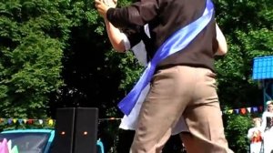 Schoolgirl Dance On Graduation