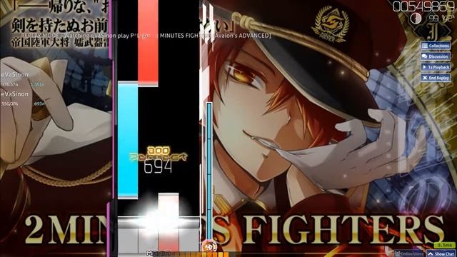 Osu!mania [P*Light - 2 Minute Fighter] смотреть онлайн