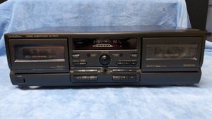 №012-Кассетная дека Technics RS-TR373 Var.1, обзор работы