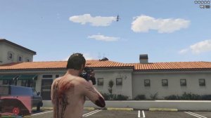 GTA 5 - Franklin, Lamar, Michael, Trevor, Ron and Wade's FIVE STAR COP BATTLE/ESCAPE