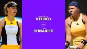 24.06.24. Анжелика Кербер - Диана Шнайдер. WTA 250 Bad Homburg. Angelique Kerber - Diana Shnaider