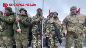 Мэр Белгорода провёл разминку для курсантов Центра «Воин» и военно-патриотического клуба «Барс»