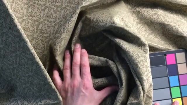 Olive Green Damask with Hint of Red | Upholstery Fabric | 59 Wide | By the Yard смотреть онлайн