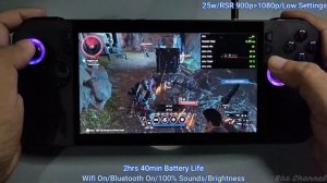 Asus Rog Ally X: The First Descendant Gameplay All TDP/Battery Life Test/ Stable Fps