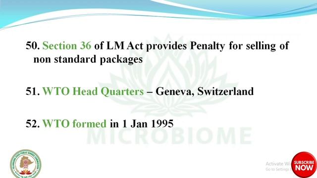 FOOD LAWS & ORGANISATIONS | TSPSC FSO CHAPTER 4 - 100 ONE LINERS | FSSAI BIS APEDA MPEDA FAO ISO WH