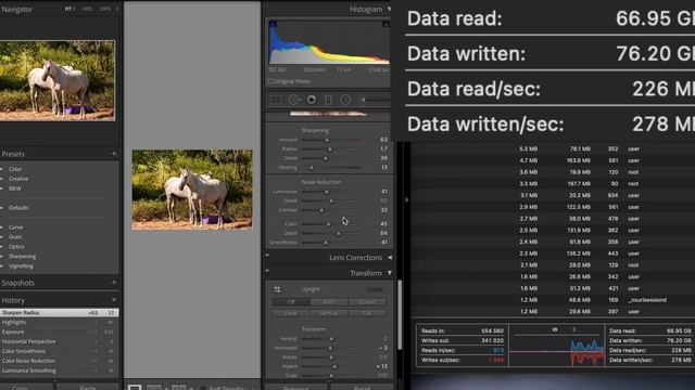 Editing one photo on M1 MacBook Air - 140GB written to SSD. смотреть онлайн