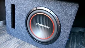 PIONEER TS-W304R в самодельном коробе