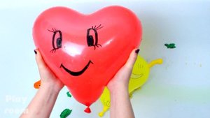 Семья Пальчиков Песня на русском Учим Цвета и Лопаем Воздушные Шарики с водой Песни для Детей