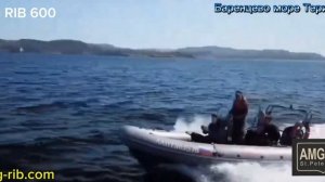 Риб из алюминия в суровых условиях Мурманска AMG RIB 590 & MERCURY 90