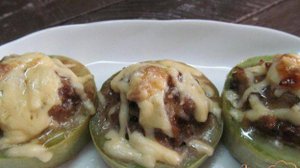 Кабачки фаршированные фаршем с грибами