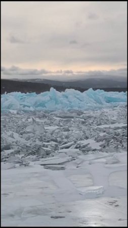 Трещина на Байкале нажим