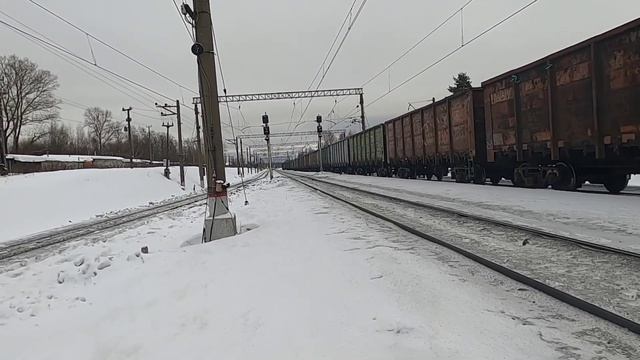 2 часа из грузовой жизни станции Александров-2. Поезда в сторону Ярославля, Москвы и Орехово-Зуево смотреть онлайн