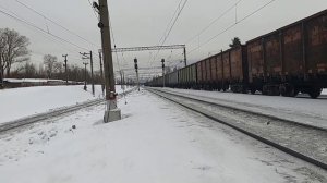 2 часа из грузовой жизни станции Александров-2. Поезда в сторону Ярославля, Москвы и Орехово-Зуево