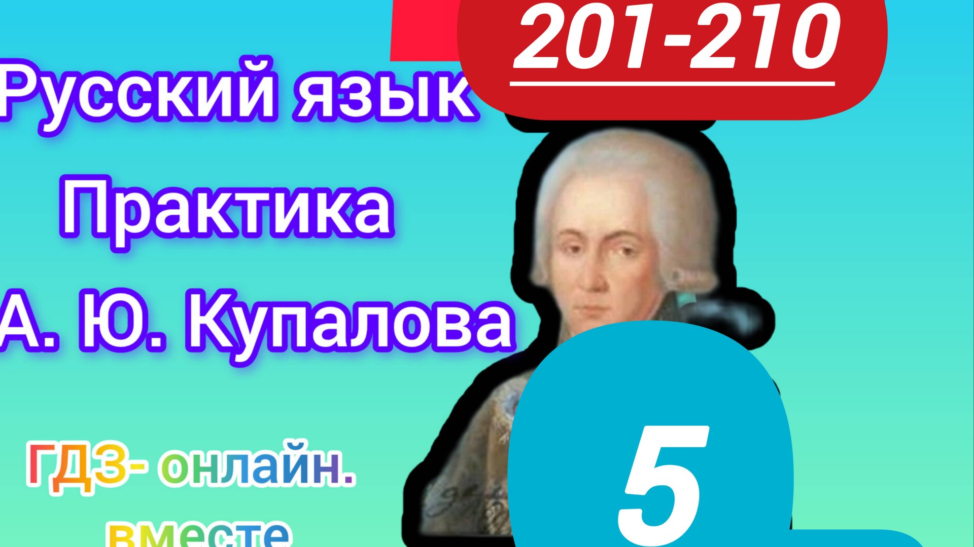 5 класс. ГДЗ. Русский язык. Практика. Купалова. Упражнения 201-210. Без комментирования смотреть онлайн