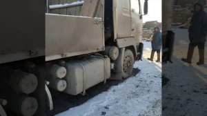 Запуск грузовика на летней Дт в мороз.