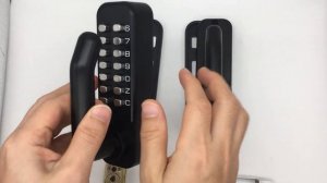 Mechanical Combination Digital Password Door Lock Security Keyless Push Button Keypad Code Lock