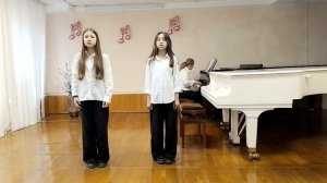 Дуэт Зарипова Олеся и Карамзина Лилия ДМШ 2 Балахна