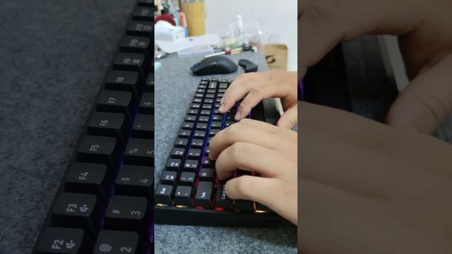 Feker FK84T full mod + Akko Jelly Black sound test смотреть онлайн