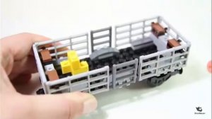 Собираем лего поезд 60052