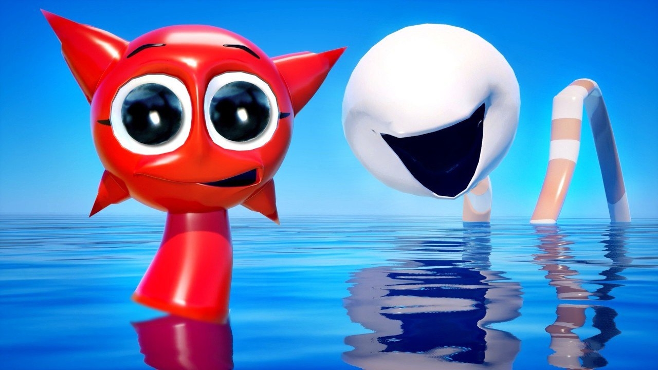 Мирона и Вайрум (Под Водой) - Мультики Спрунки (Sprunki Incredibox) смотреть онлайн