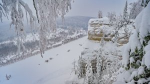 Прогулка по зимнему лесу до смотровых площадок на камне Ветлан.