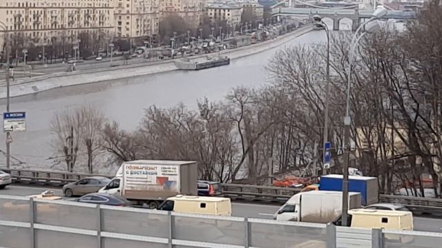 28.02.2020. Москва. Смотровая площадка. Андреевская набережная.