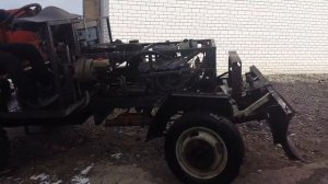 самодельный трактор с москвичёвским двигателем