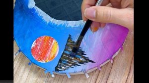 Простые идеи для акриловой живописи!