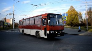 Автобус Икарус-256 (Ikarus 256.74) (В 973 УХ 22) с приветливым экипажем.