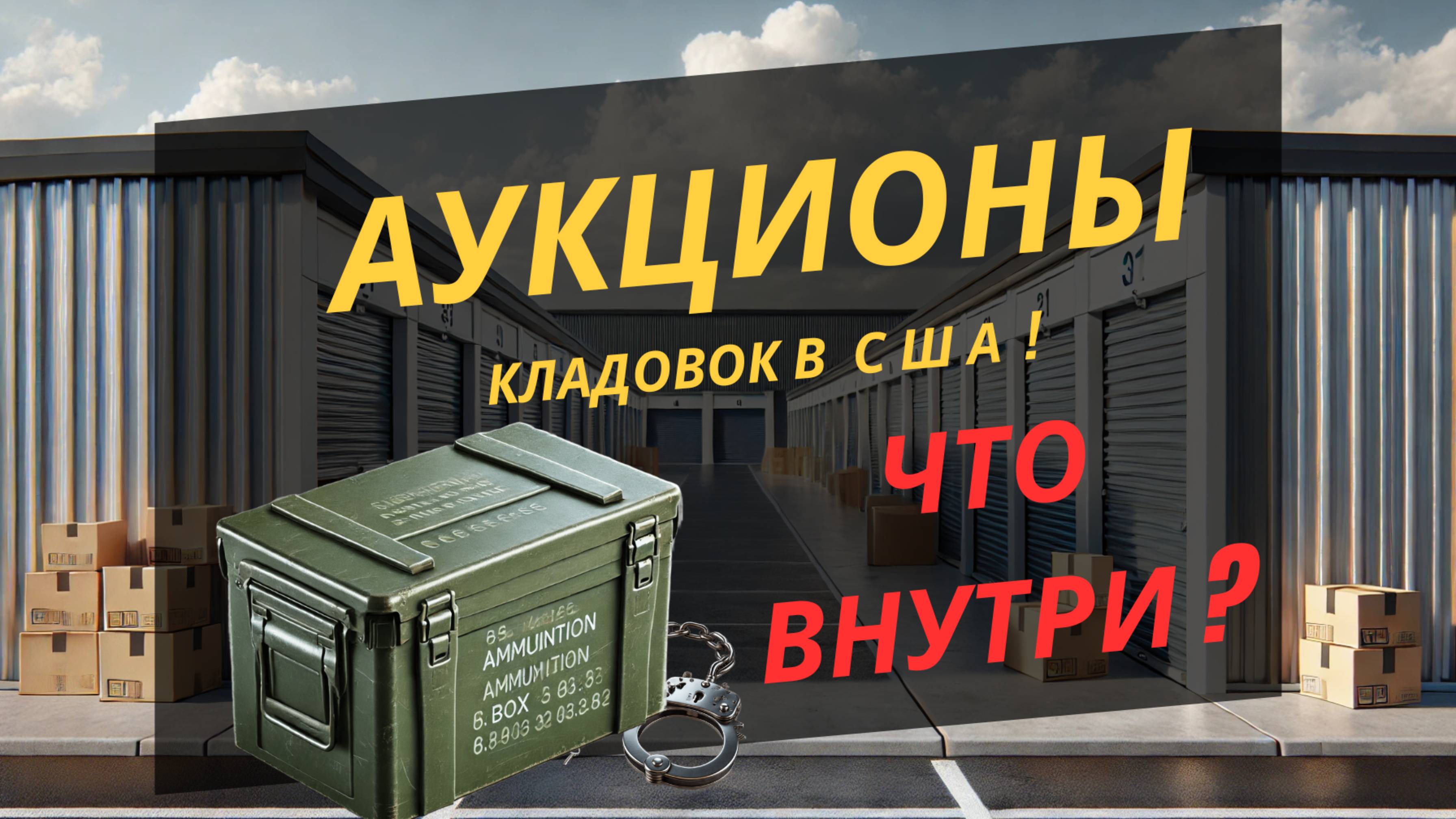 Купил загадочный сторидж с аукциона! Нашёл патроны или пустышки?