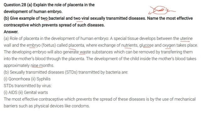 Class 10 Science Board and Important Questions CHAPTER 8 How do Organisms Reproduce in HINDI FULL