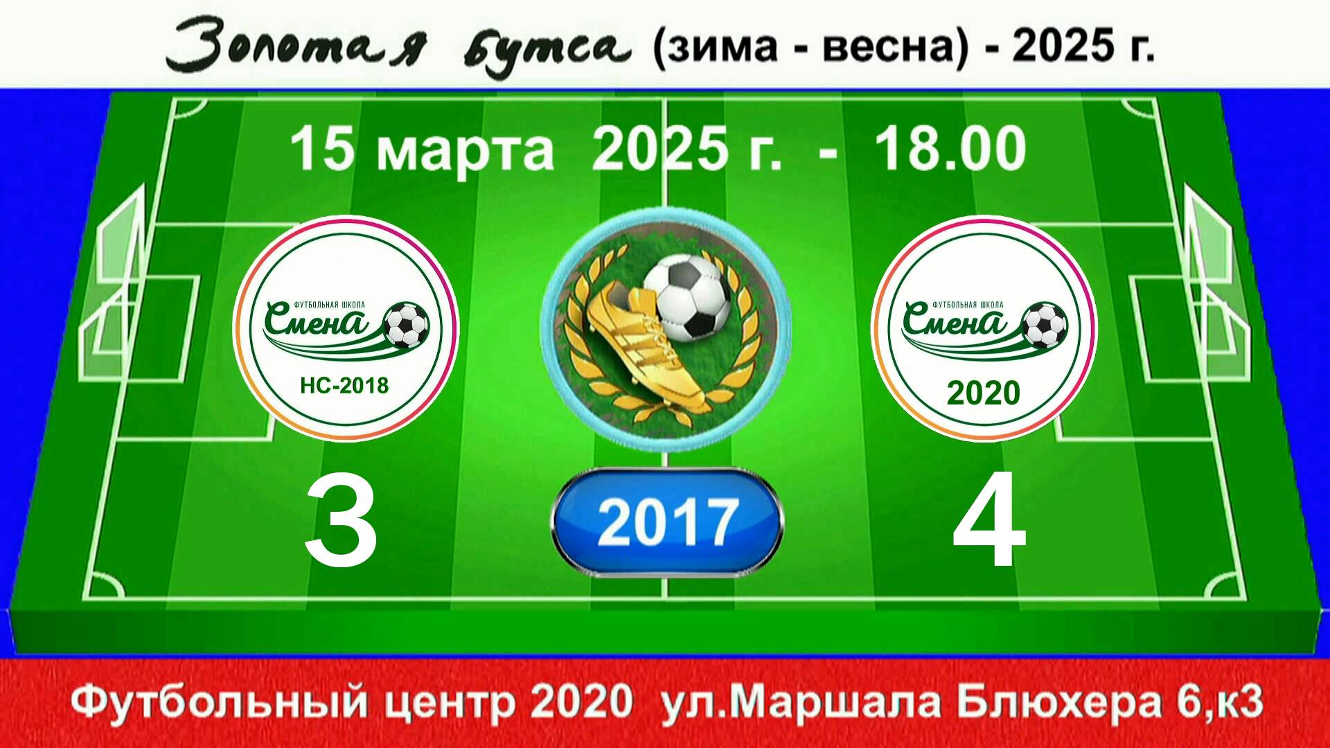15 марта - 18.00, Смена НС 2018 - Смена 2020. 2015 гр. Полная версия.