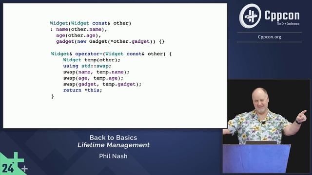 Back to Basics: Lifetime Management in Cpp - Phil Nash - CppCon 2024