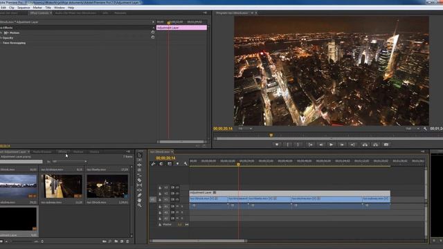 Poradnik Tutorial Adobe Premiere PL - Adjustment Layer смотреть онлайн